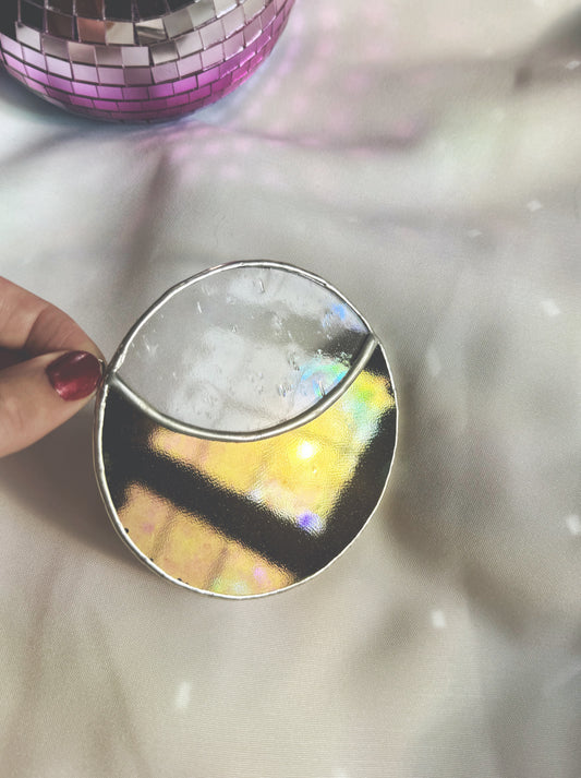 FEUILLE DE GINKGO - SUNCATCHER EN VITRAIL - Fait sur commande