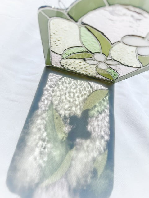 STICKY FRUITY GRAPEFRUIT - STAINED GLASS - statement pieces - Ready to ship