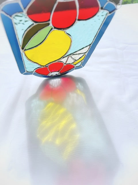 STICKY FRUITY LEMON - STAINED GLASS - statement pieces - Ready to ship