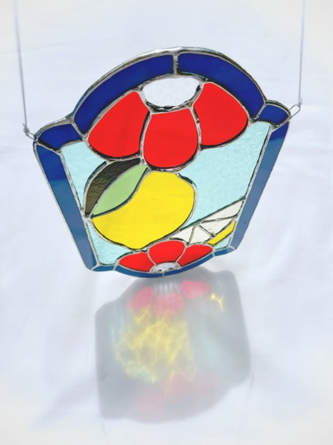 STICKY FRUITY LEMON - STAINED GLASS - statement pieces - Ready to ship