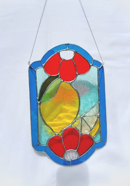 STICKY FRUITY LEMON - STAINED GLASS - statement pieces - Ready to ship