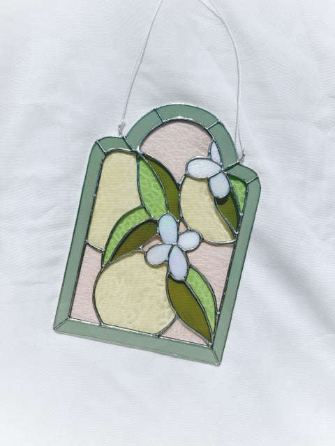 STICKY FRUITY GRAPEFRUIT - STAINED GLASS - statement pieces - Ready to ship