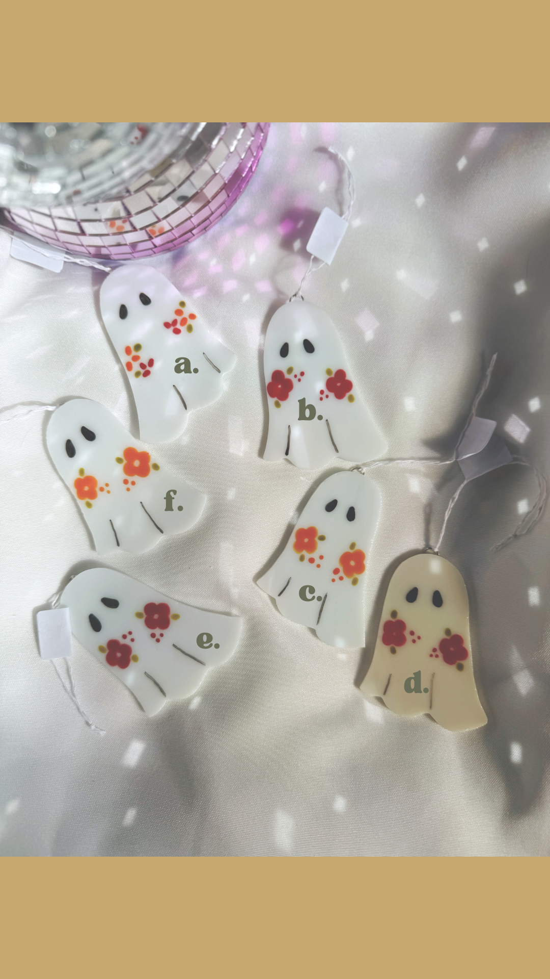 FRIENDLY GHOST - STAINEDGLASS ORNAMENTS - Ready to ship