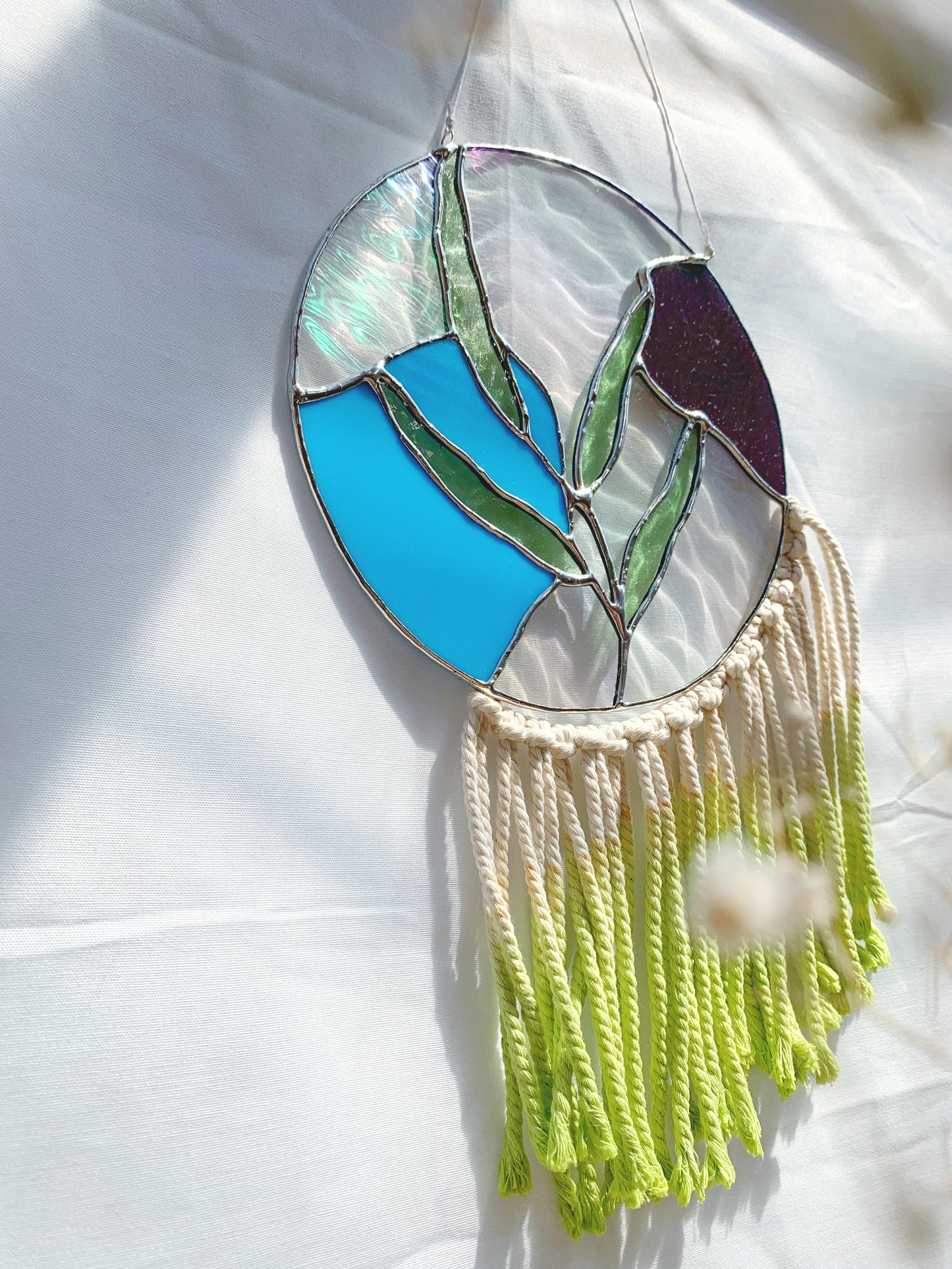 PHOTOSYNTHESIS - STAINED GLASS - statement piece - Ready to ship